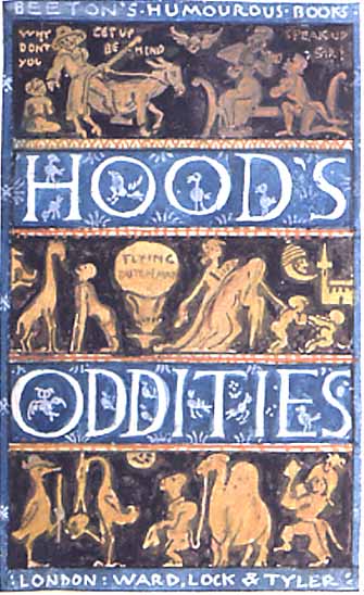 Hood's Oddities: Design for a book cover in the series 'Beeton's Humorous Books'